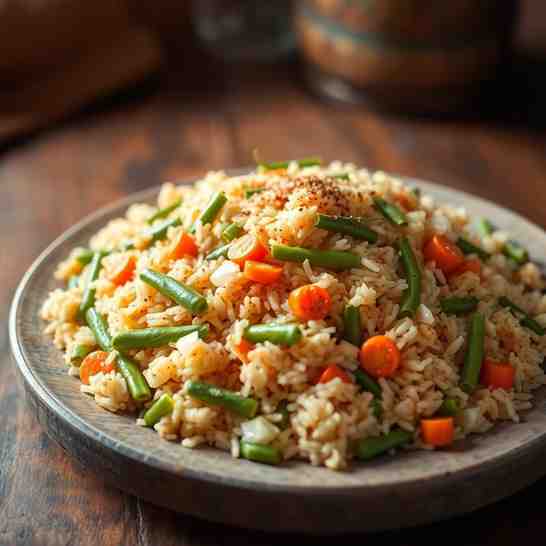 Malagasy Riz aux Pois - Rice & Veggie Recipe